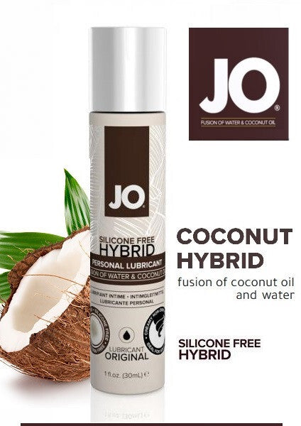 Jo Coconut Hybrid Personal Lubricant Fusion Of Water & Coconut Oil