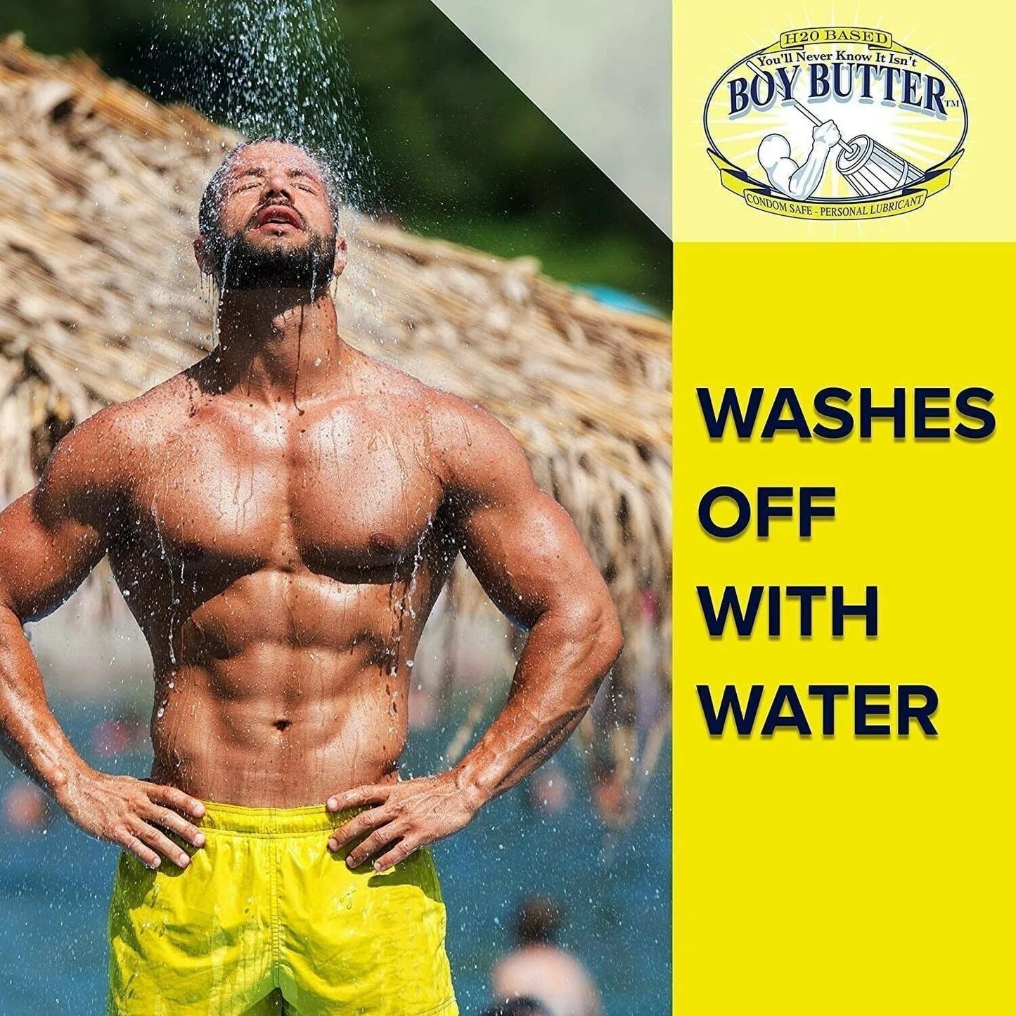 Boy Butter H2O Based Condom Safe Personal Lubricant