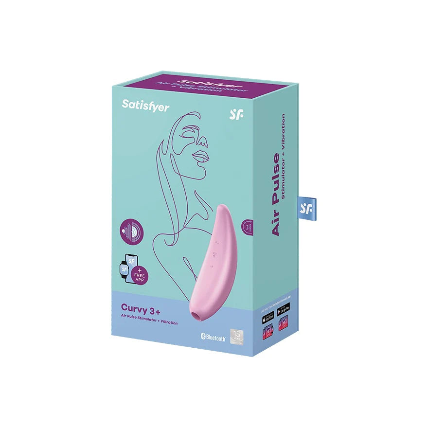 Satisfyer Curvy 3+ Airpulse Stimulator + Vibration