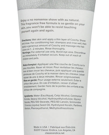 Coochy Oh So Smooth Shave Cream 'au natural'