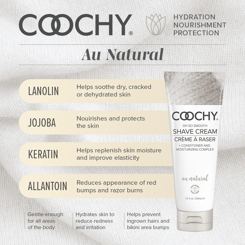 Coochy Oh So Smooth Shave Cream 'au natural'