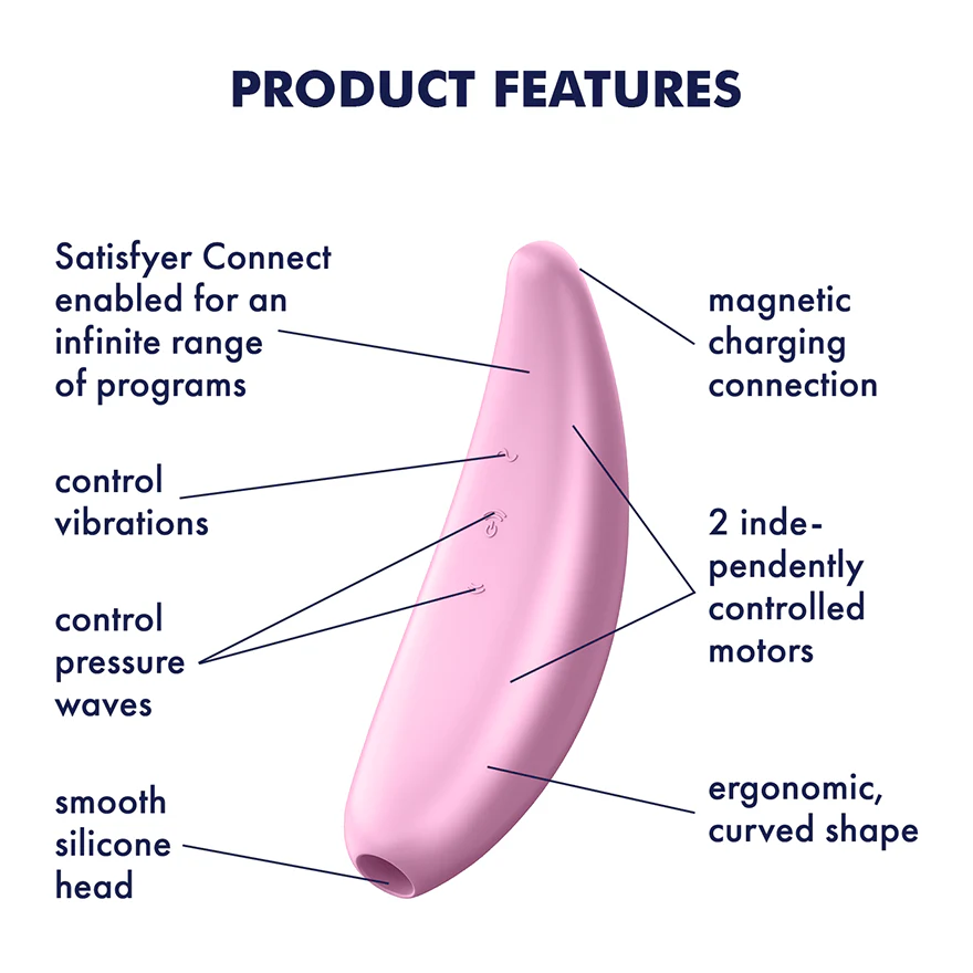 Satisfyer Curvy 3+ Airpulse Stimulator + Vibration