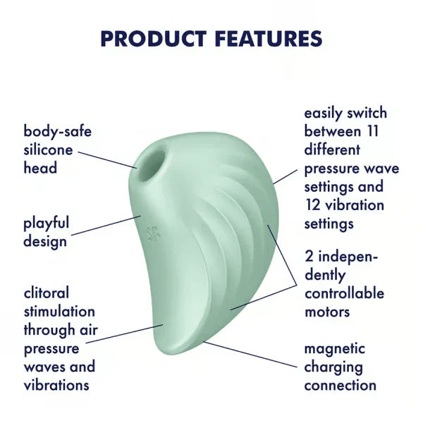 Satisfyer Pearl Diver Airpulse Stimulator + Vibration