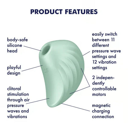 Satisfyer Pearl Diver Airpulse Stimulator + Vibration
