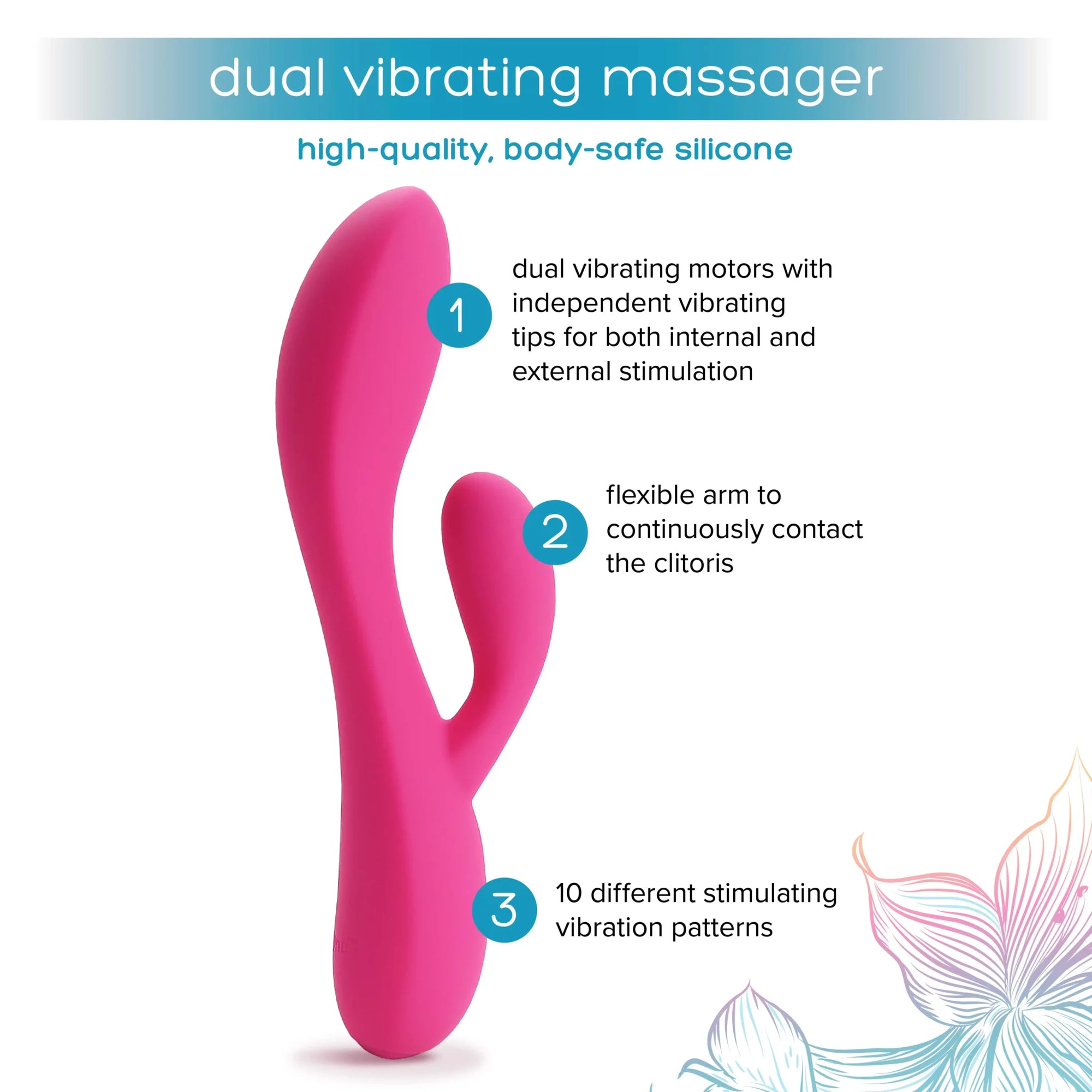 plusOne Dual Vibrating Massager