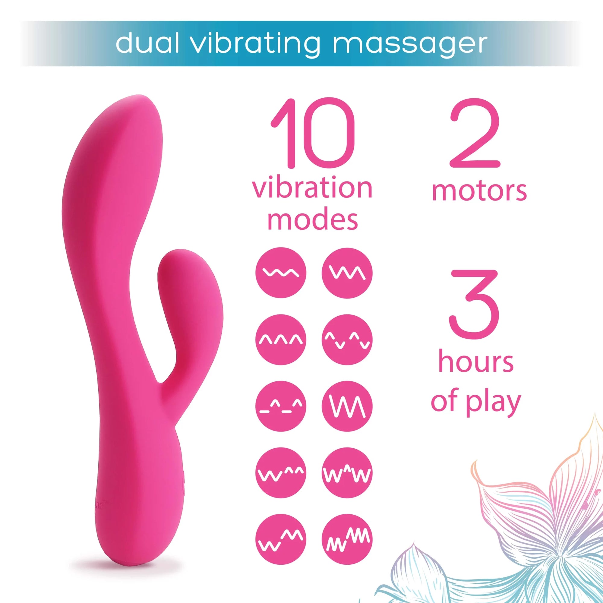 plusOne Dual Vibrating Massager