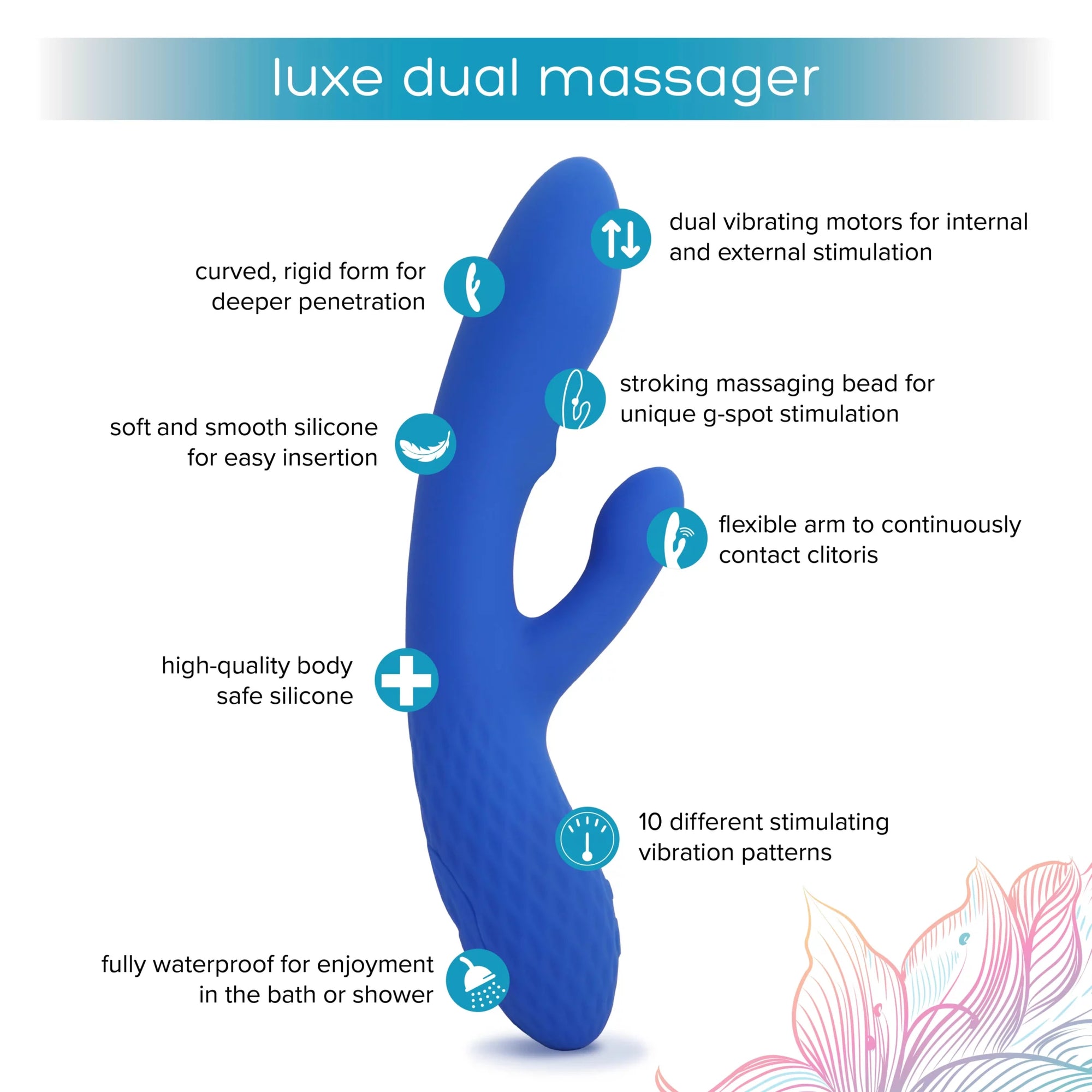 plusOne Luxe Dual Massager