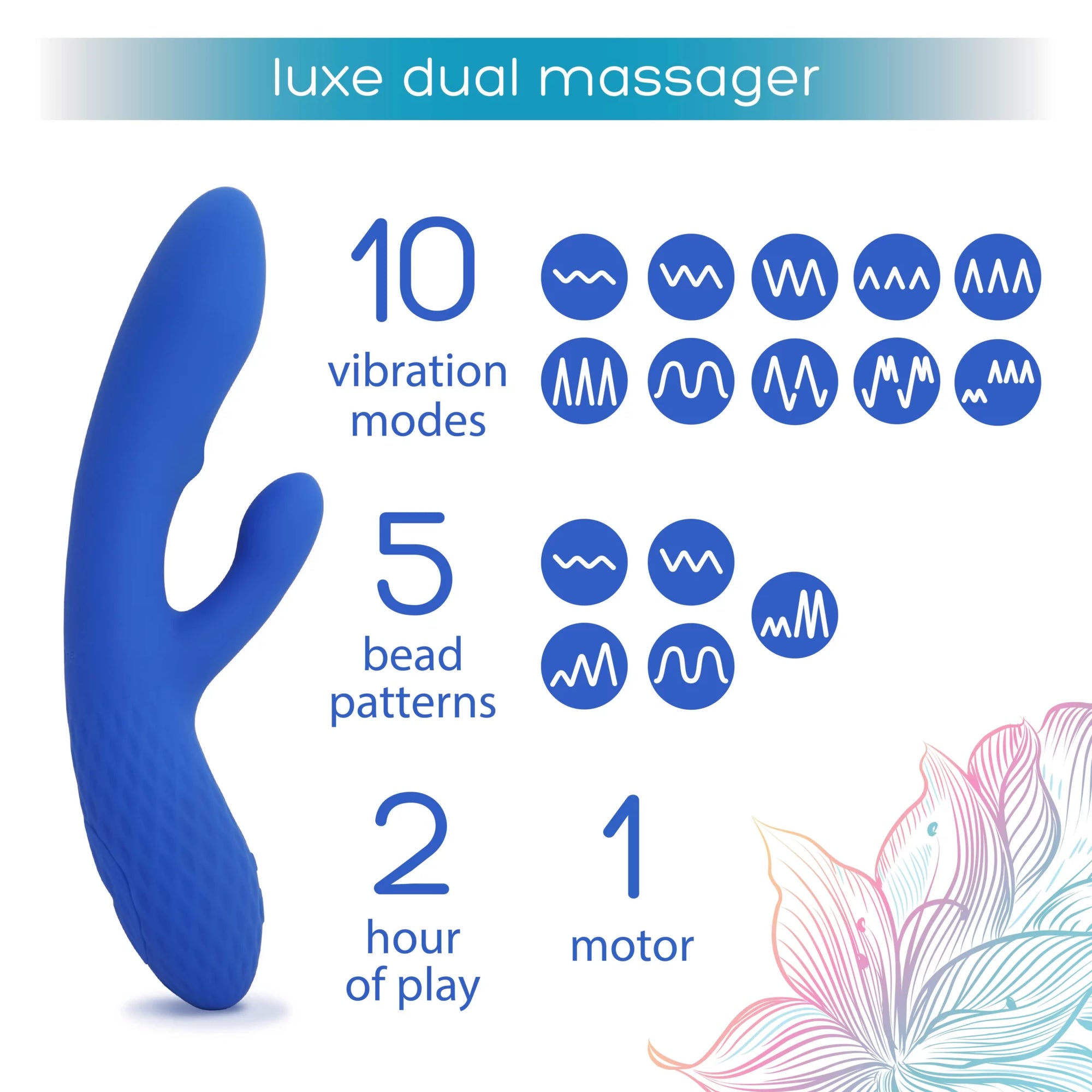 plusOne Luxe Dual Massager
