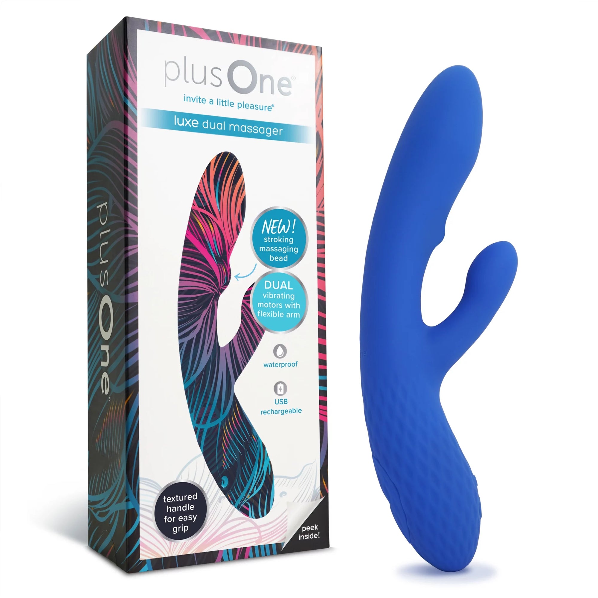 plusOne Luxe Dual Massager